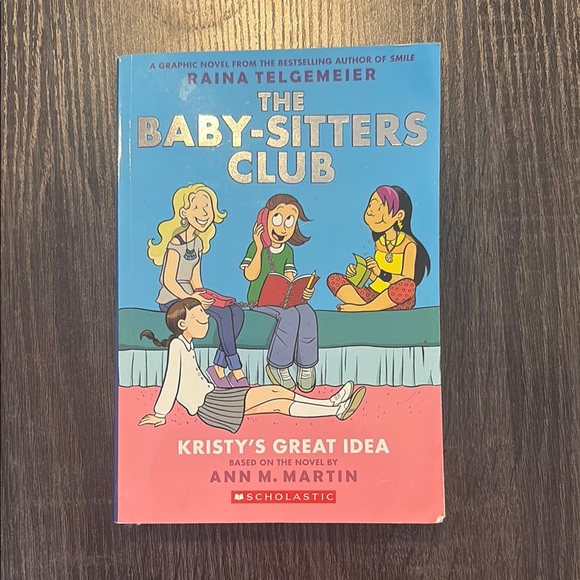 Scholastic The Baby-Sitters Club Graphic Novel - Pink and Blue Cover - Picture 1 of 2